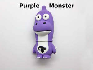 Purple Monster Custom USB drive